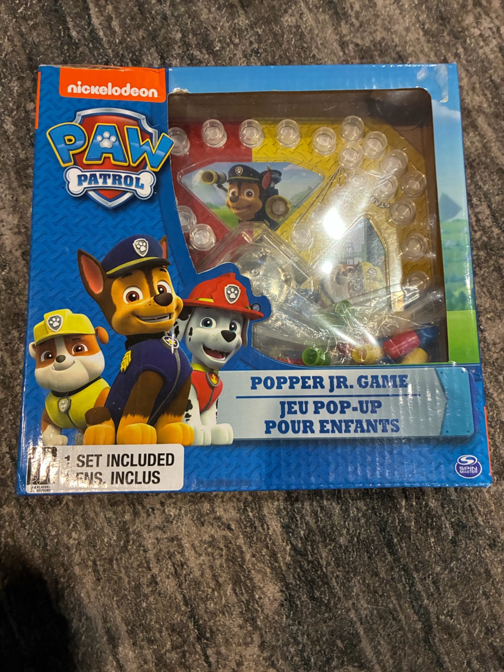 Paw Patrol Popper Jr. Game - Blue, Red, Yellow